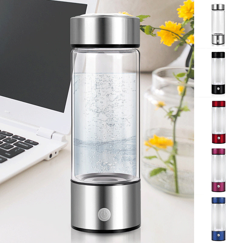 Botellas de agua de hidrógeno, generador eléctrico de agua rica en hidrógeno, botella, nueva tecnología, recargable, portátil, antioxidante.