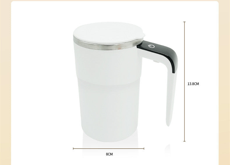 Taza de café eléctrica recargable por USB, taza magnética automática, IP67, resistente al agua, de acero inoxidable, apta para alimentos, para zumos, té, leche, batidos, utensilios de cocina.