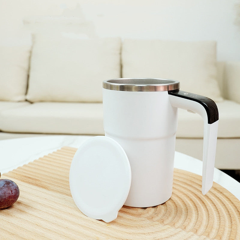 Taza de café eléctrica recargable por USB, taza magnética automática, IP67, resistente al agua, de acero inoxidable, apta para alimentos, para zumos, té, leche, batidos, utensilios de cocina.