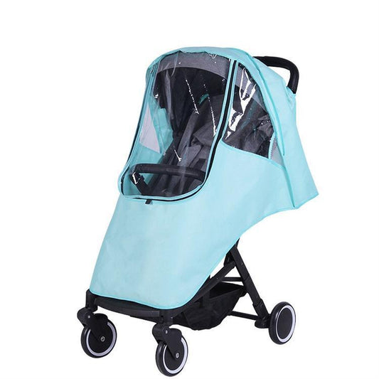 Funda universal para cochecito de bebé, cálida y resistente a la lluvia