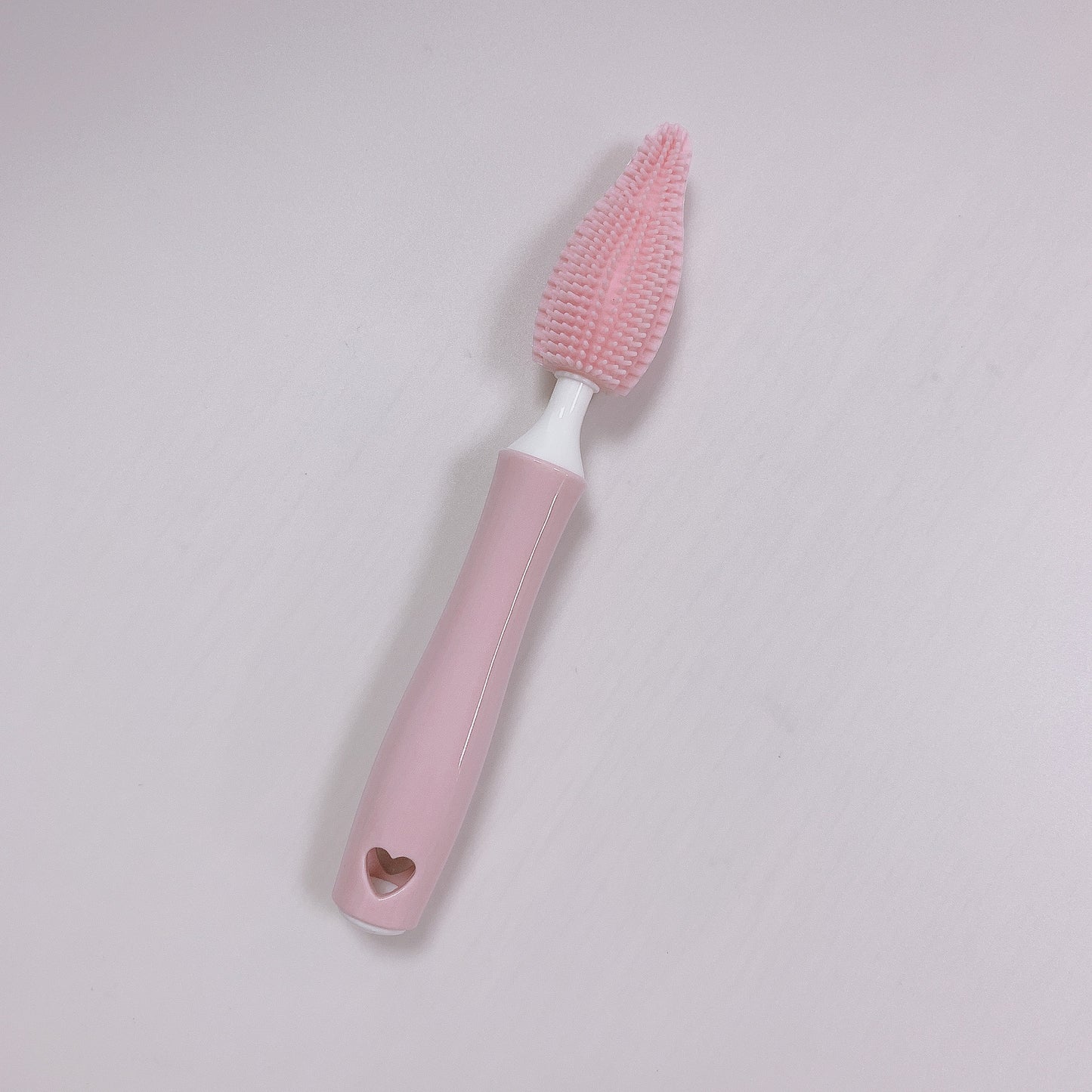Cepillo de silicona para biberones de bebé, cepillo de paja para fregar, cepillo de limpieza para biberones de bebé