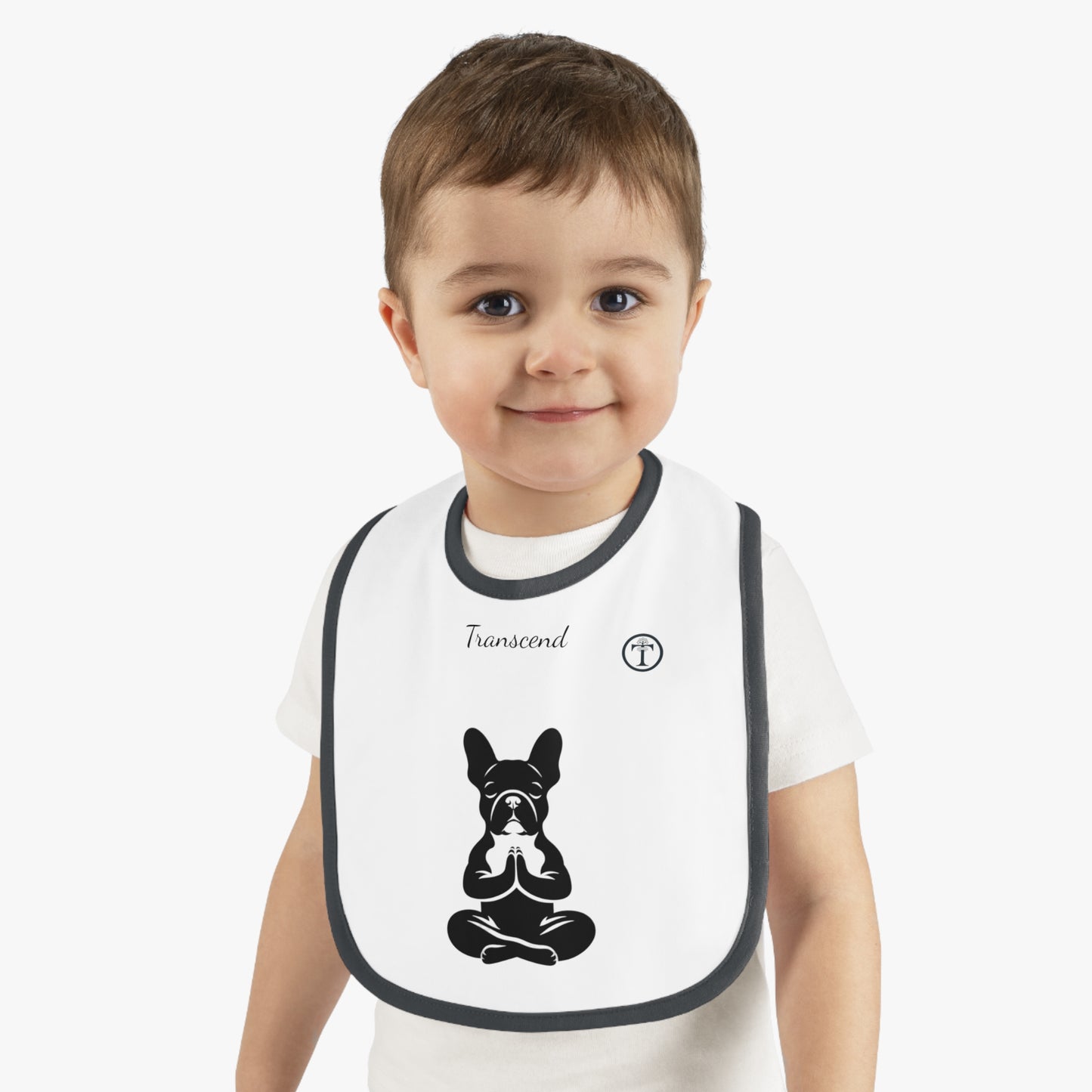 Baby Contrast Trim Jersey Bib