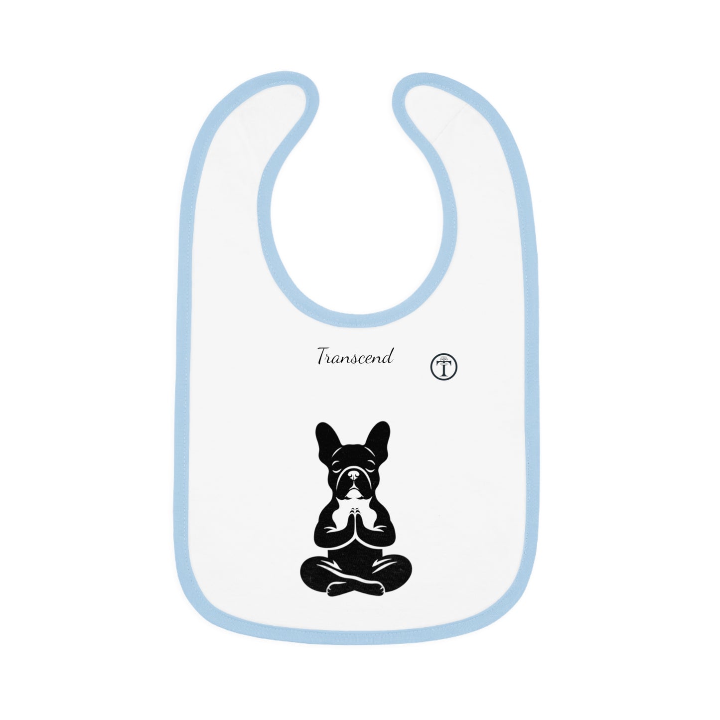 Baby Contrast Trim Jersey Bib