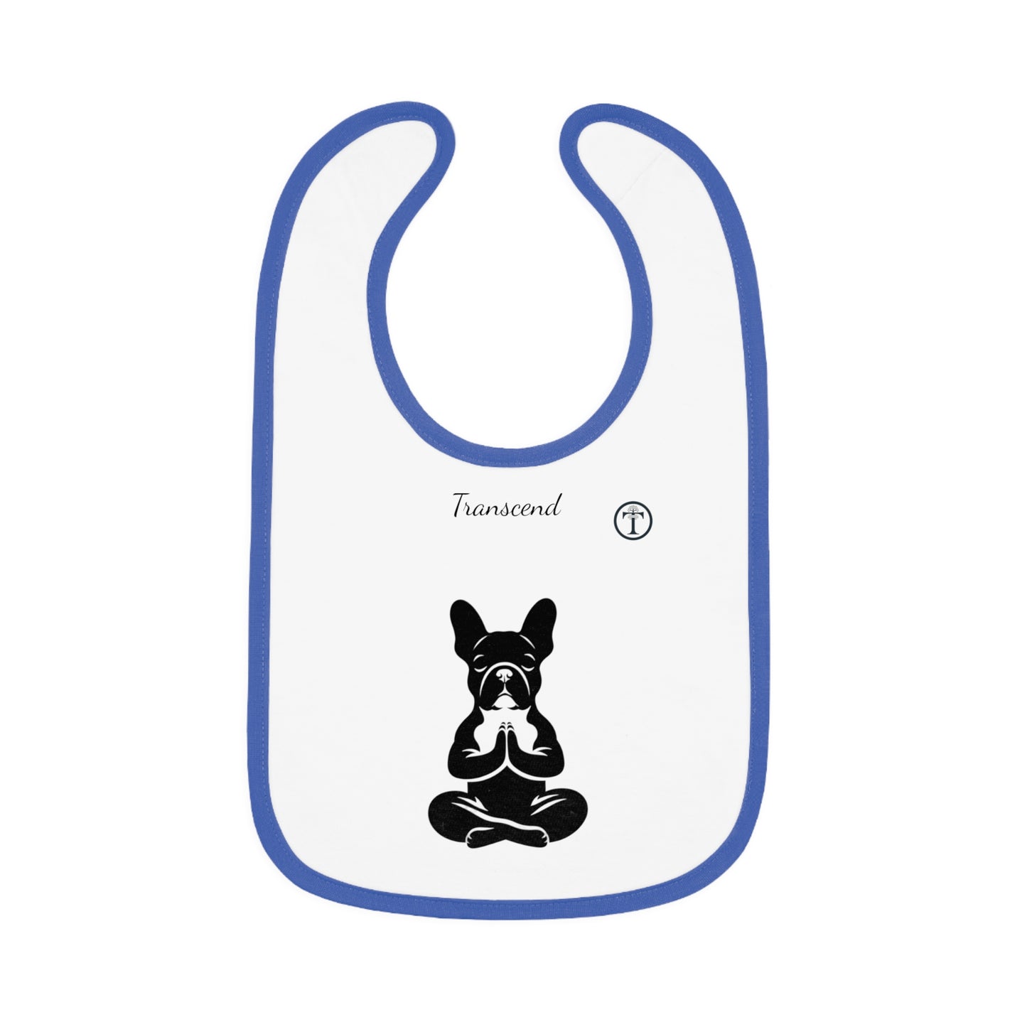 Baby Contrast Trim Jersey Bib