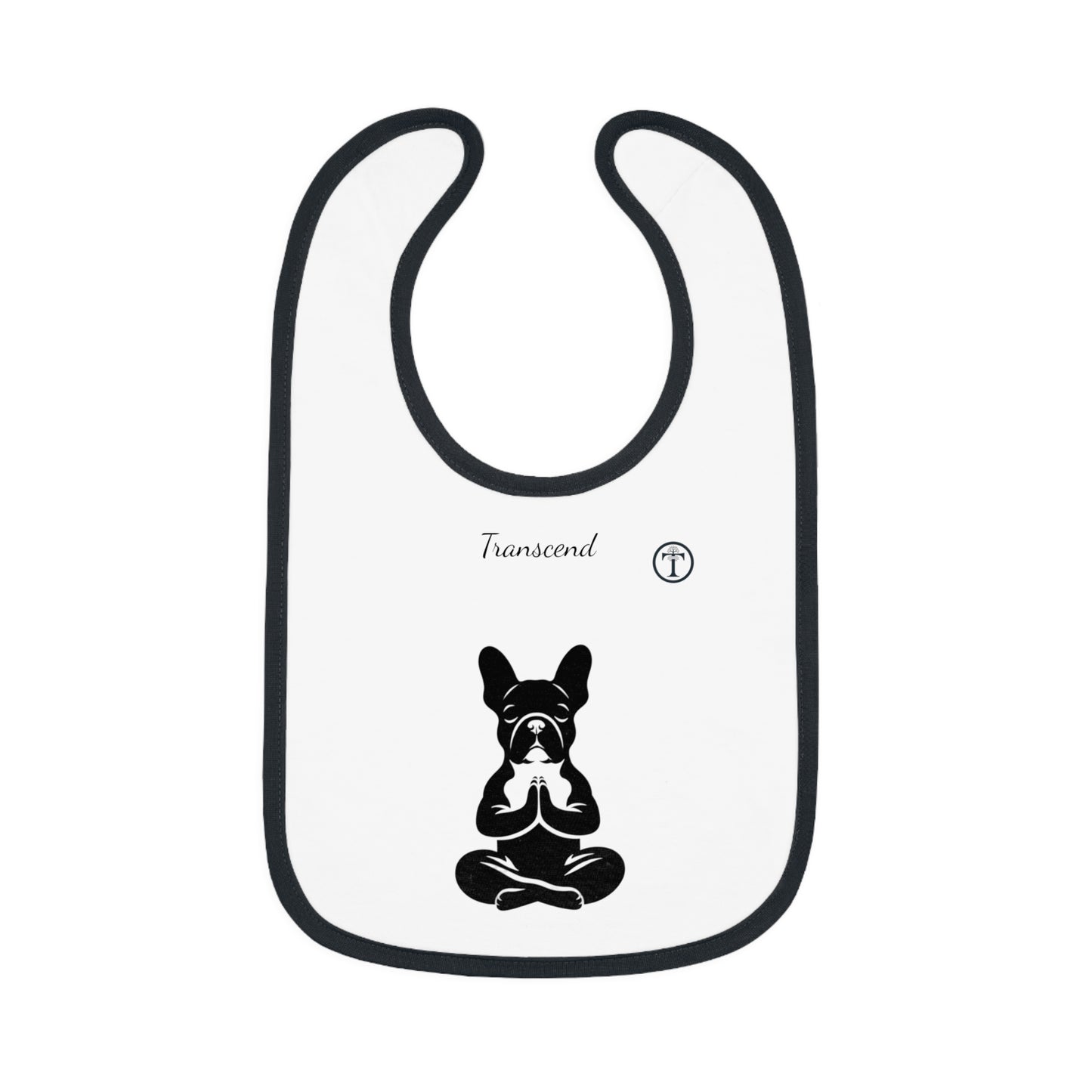 Baby Contrast Trim Jersey Bib